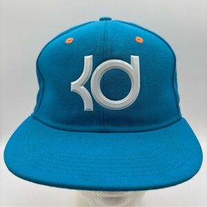 Nike True Men KD Kevin Durant NBA Flat Bill 717606-413 Blue Adjustable Hat OSFM